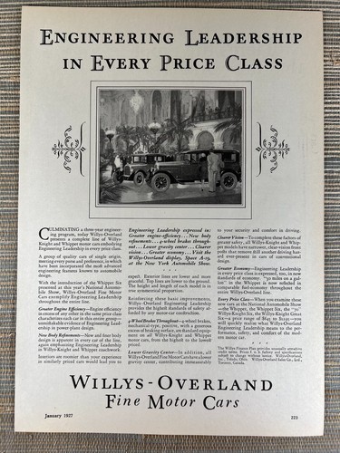 Willys overland knight whippet - overland,
