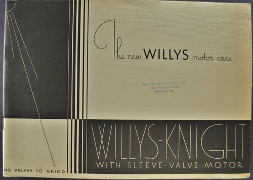 1931 willys knight catalog - willys,