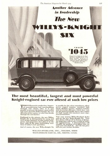 1929 willys knight - 1929, 4-door
